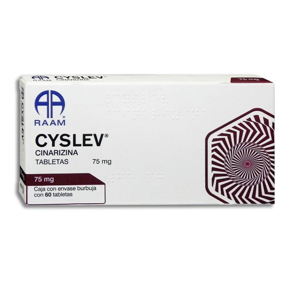 CYSLEV 75MG.C/60TAB.