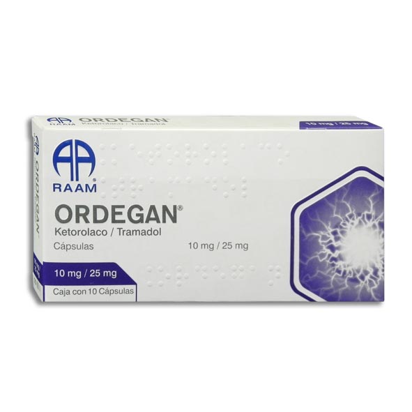 ORDEGAN 10/25MG.10TAB.