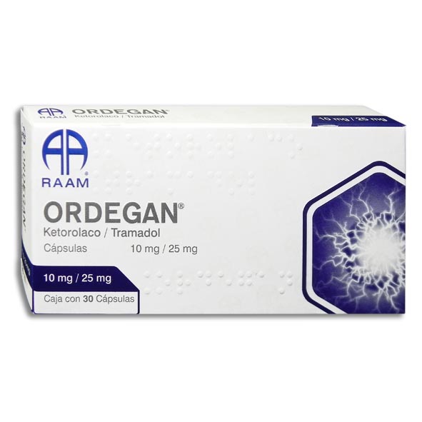 ORDEGAN 10/25MG.30TAB.