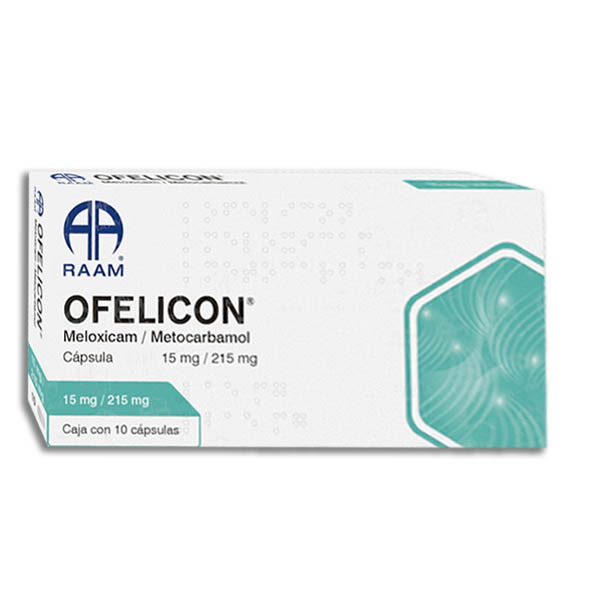 OFELICON 15/215MG.10CAP.