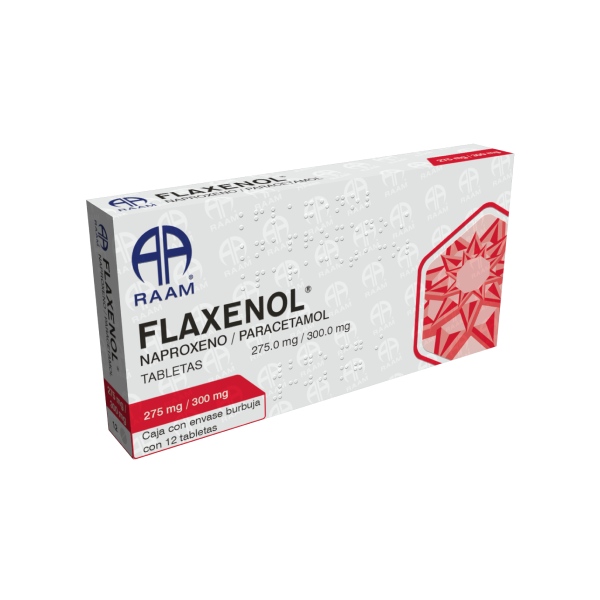 FLAXENOL 275/300MG. 12TAB.