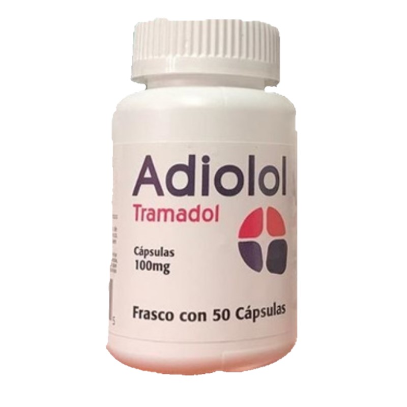 TRAMADOL ADIOLOL 100MG.50CAP.