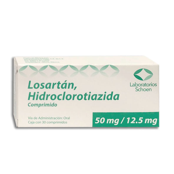 LOSAR.HID.SHOEN 50/12.5MG.30TAB.