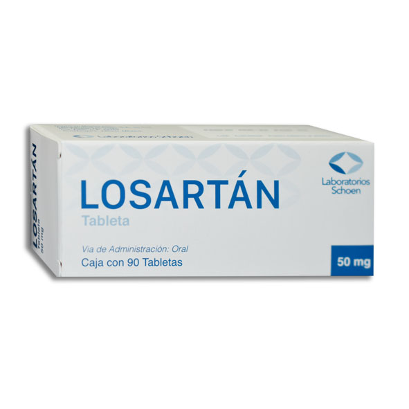 LOSARTAN SCHOEN 50MG.90TAB.