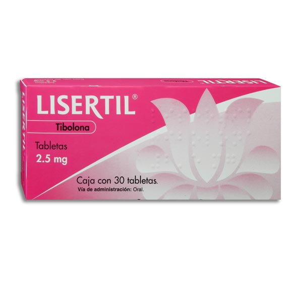 TIBOLONA LISERTIL 2.5MG.30TAB.