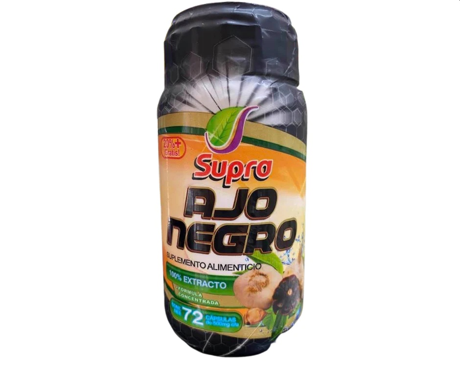 AJO NEGRO SUPRA 72CAP.