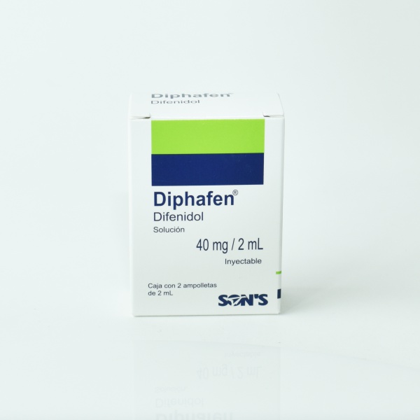 DIFENIDOL DIPHAFEN 40MG.INY.C/2MP.