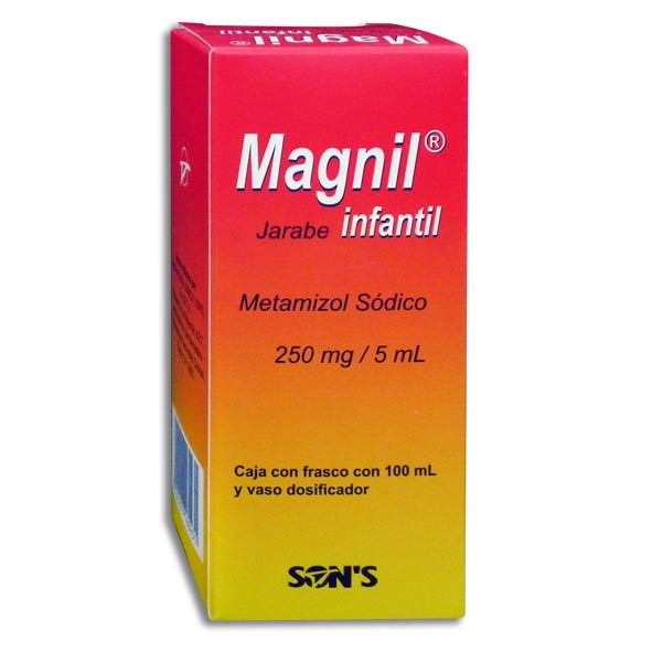 METAMIZOL MAGNIL JARABE 100ML.