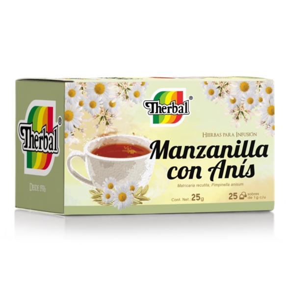 THERBAL MANZANILLA ANIS 25SOB.