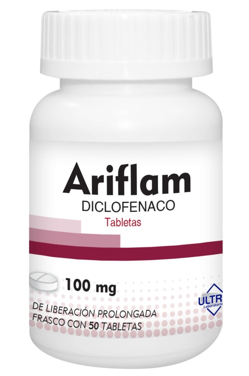 DICLOFENACO ULTRA ARIFLAM 100MG.FCO. C/50 GRA