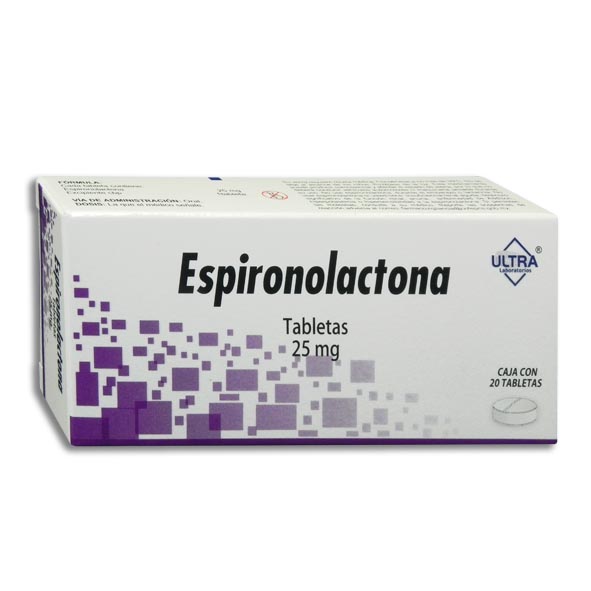 ESPIRONOLACTONA ULTRA 25MG.C/20TAB.