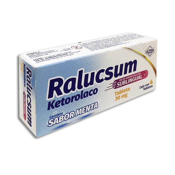KETOROLACO RALUCSUM 30MG.4TAB.