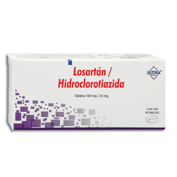 LOSAR.HID.ULTRA 100/25MG.15TAB.
