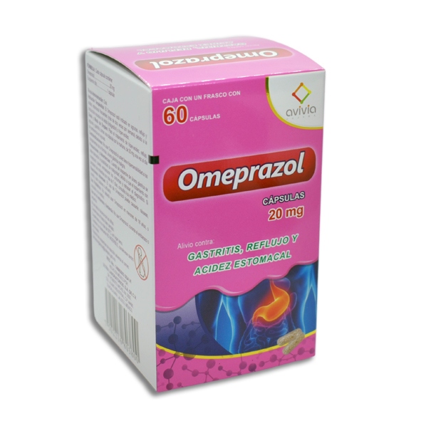 OMEPRAZOL AVIVIA 20MG.60CAP.