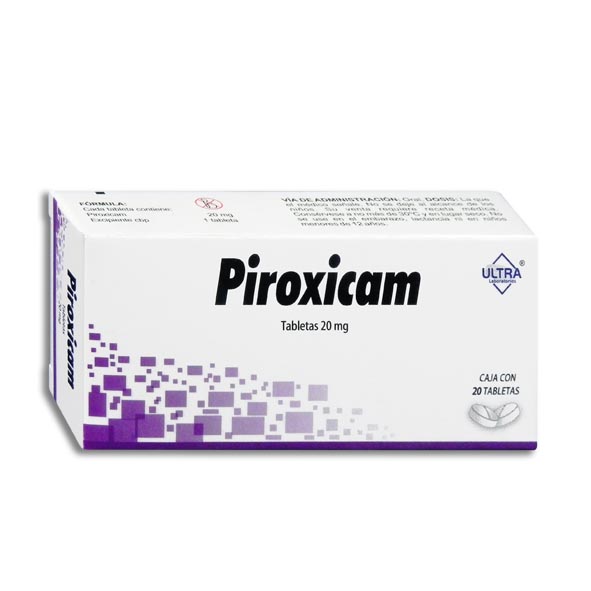 PIROXICAM ULTRA 20MG.20TAB.