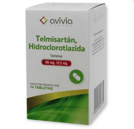 TELMIS.HID.AVIVIA 80/12.5MG.14TAB.