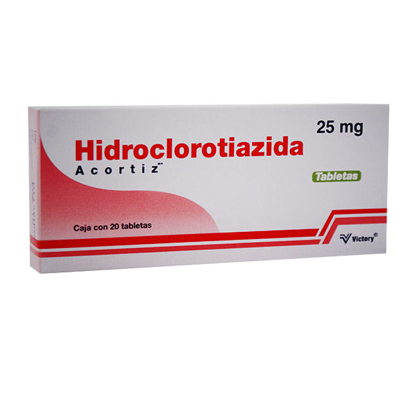 HIDROCLOROT.ACORTIZ 25MG.C/20TAB.