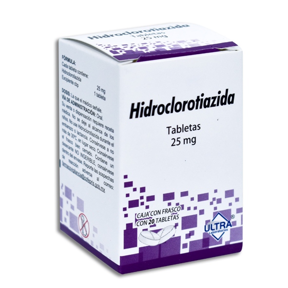 HIDROCLOROT.ULTRA 25MG.C/20TAB.