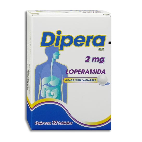 LOPERAMIDA DIPERA 2MG.C/12TAB.