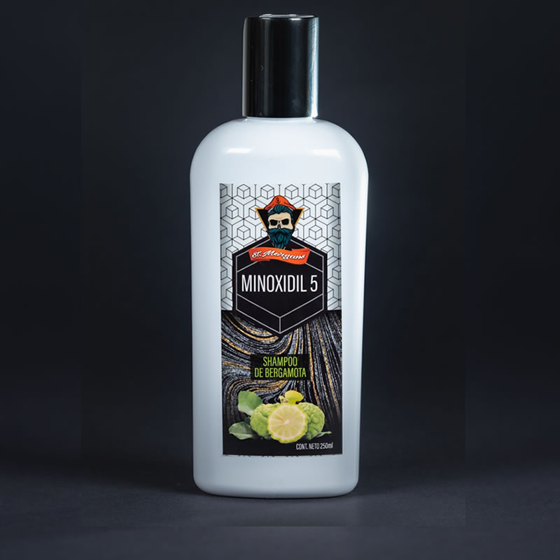 SHAMPOO MINOXIDIL 5 BERGAMOTA 250ML.