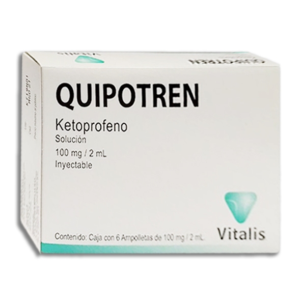 KETOPROFENO QUIPOTREN VITALIS 6AMP.