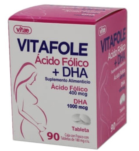 ACIDO FOLICO VITAFOLE 400MCG.DHA 90TAB.