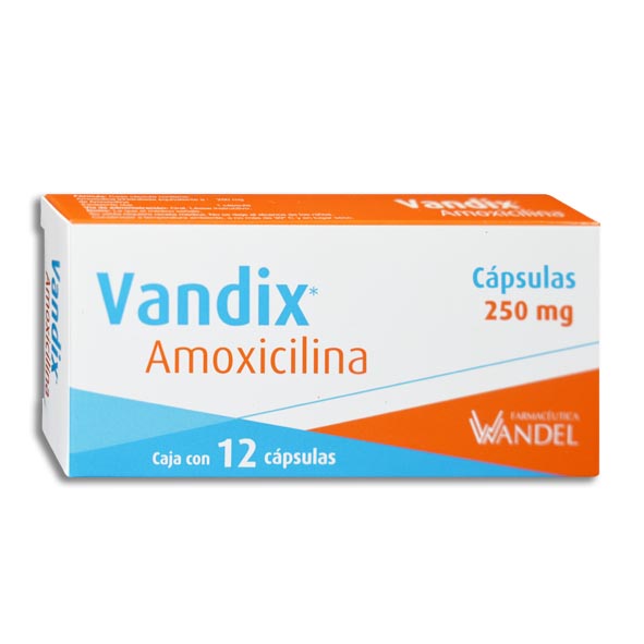 AMOXICILINA VANDIX 250MG.C/12CAP.