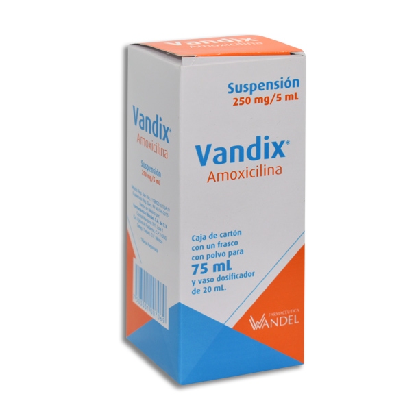 AMOXICILINA VANDIX 250MG.C/75ML.