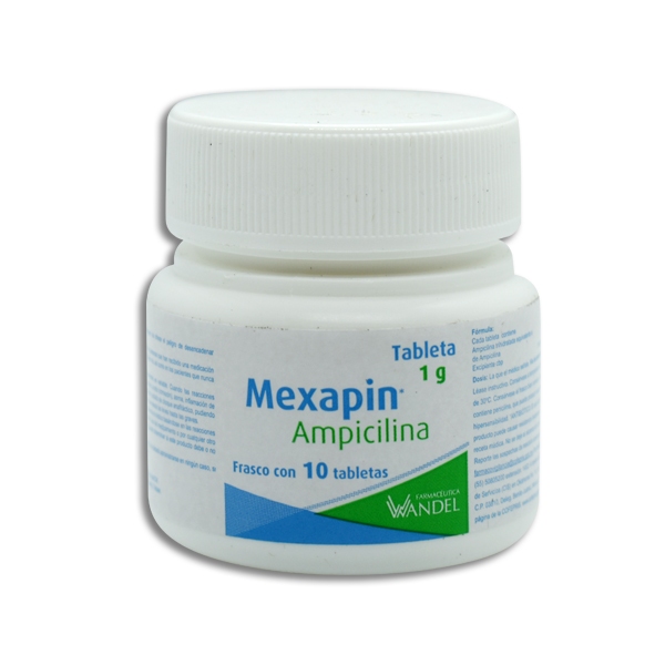 AMPICILINA MEXAPIN 1GR.C/10TAB.