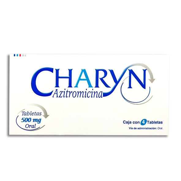 AZITROMICINA CHARYN 500MG.C/4TAB.
