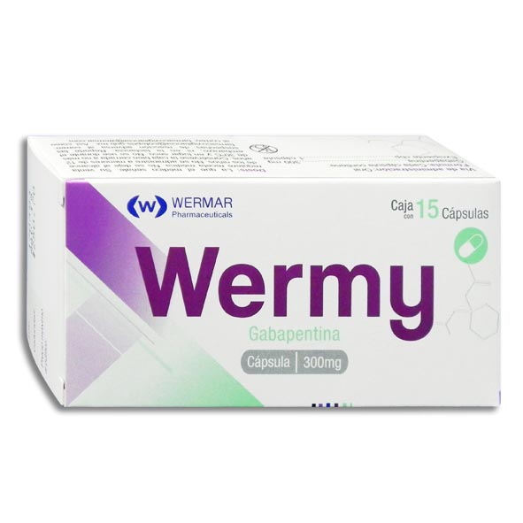 GABAPENTINA WERMY 300MG.C/15CAP.