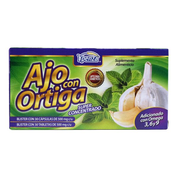 AJO CON ORTIGA YPENZA 30CAP.