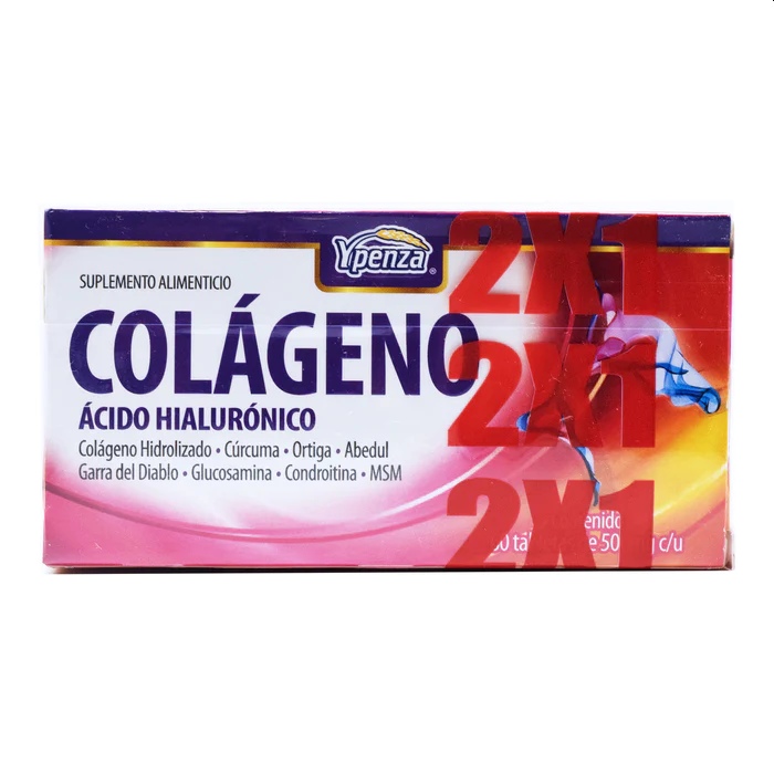 COLAGENO AC.HIALUR.2X1 60TAB.C/U