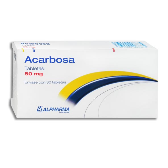 ACARBOSA ALPHARMA 50MG.30TAB.