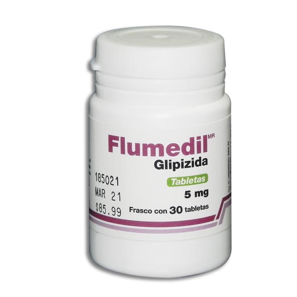 GLIPIZIDA FLUMEDIL 5MG.100TAB.