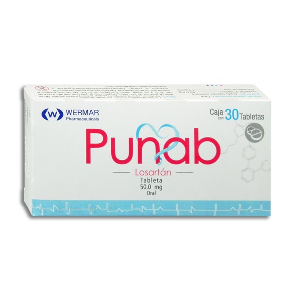 LOSARTAN PUNAB 50MG.C/30TAB.