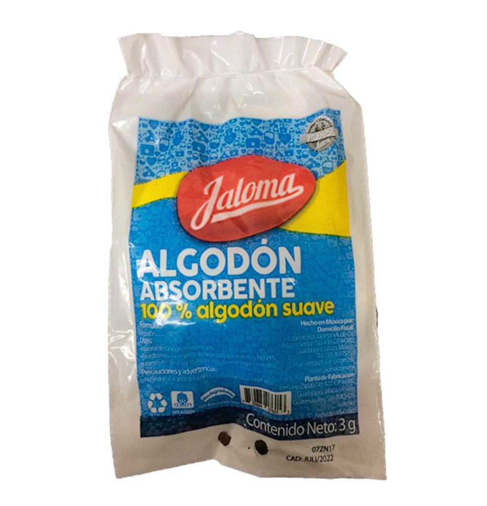 ALGODON JALOMA 3GR.1PZA.