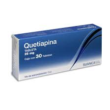 QUETIAPINA SUANCA 25MG.30TAB.