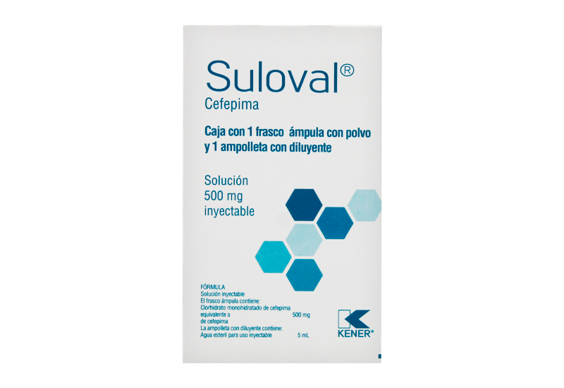 CEFEPIMA SULOVAL 500MG.1AMP.