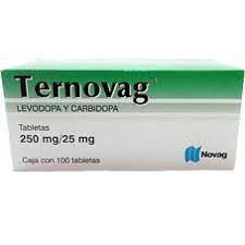 LEVOD.CARBID.TERNOVAG 250/25MG.100TAB.