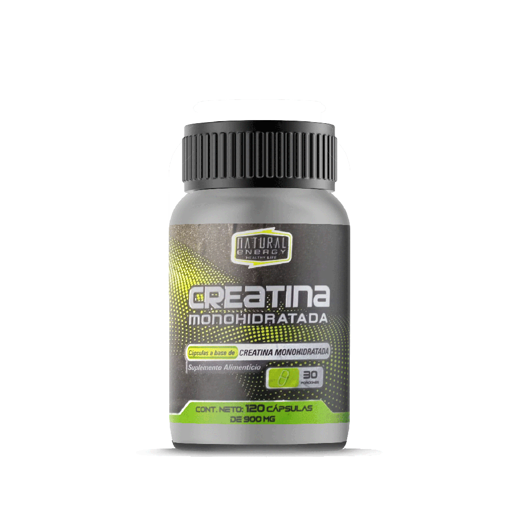 CREATINA NATURAL EN.900MG.120CAP.