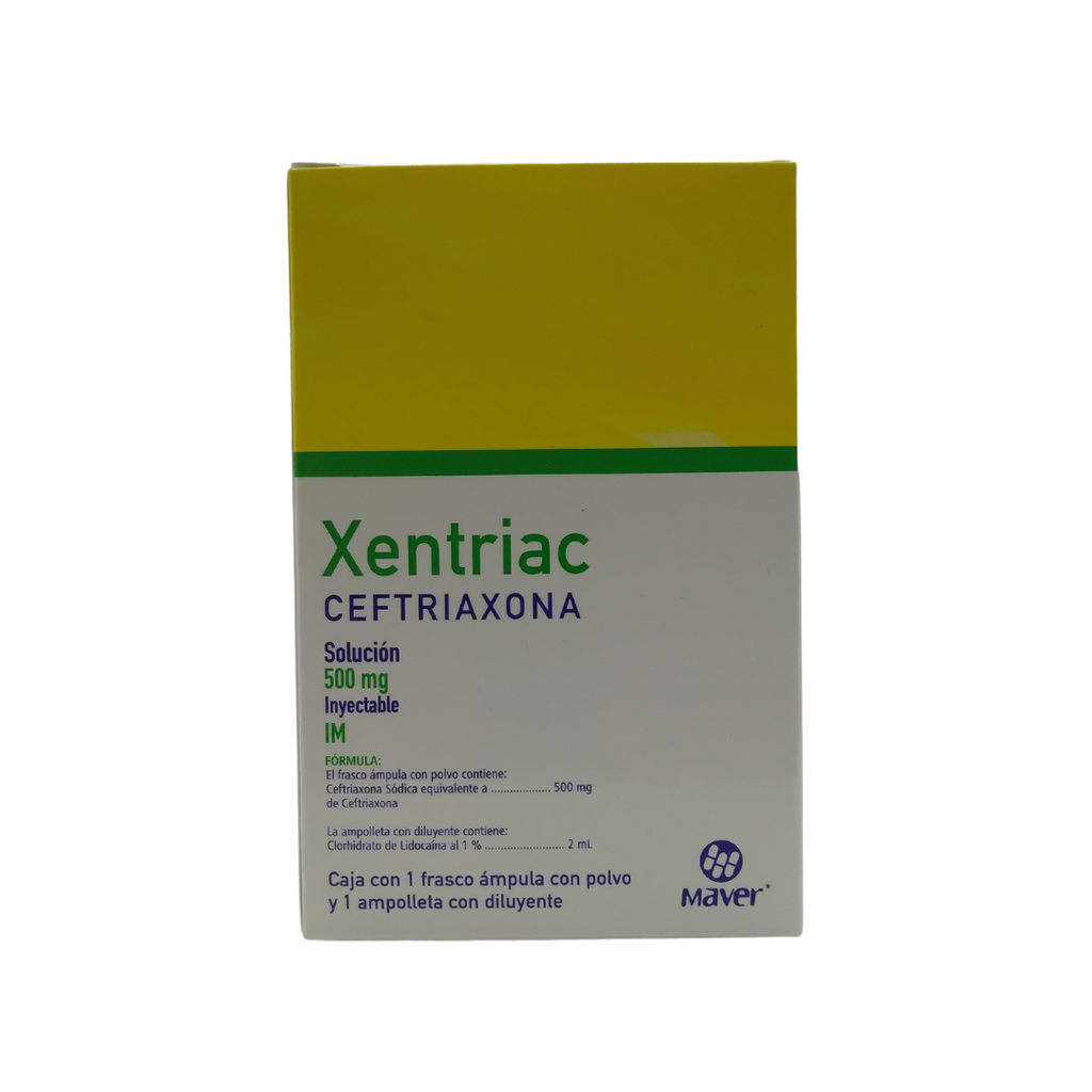 CEFTRIAXONA XENTRIAC 500MG.I.M.1AMP.
