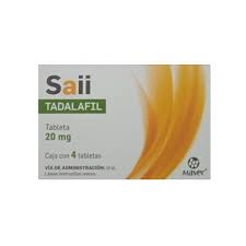 TADALAFIL SAII 20MG.4TAB.