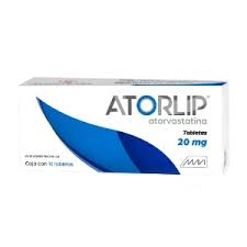 ATORVASTATINA ATORLIP 20MG.10TAB.