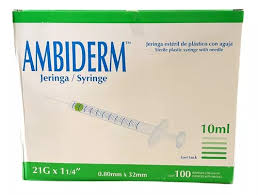 JERINGA AMBIDERM 21X32 10ML.100PZA.