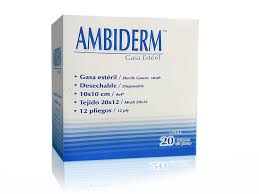 GASA AMBIDERM EST.10X10CM.20SOB.C/5PZA.