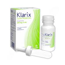 CLARITROM.KLARIX 250MG.60ML.