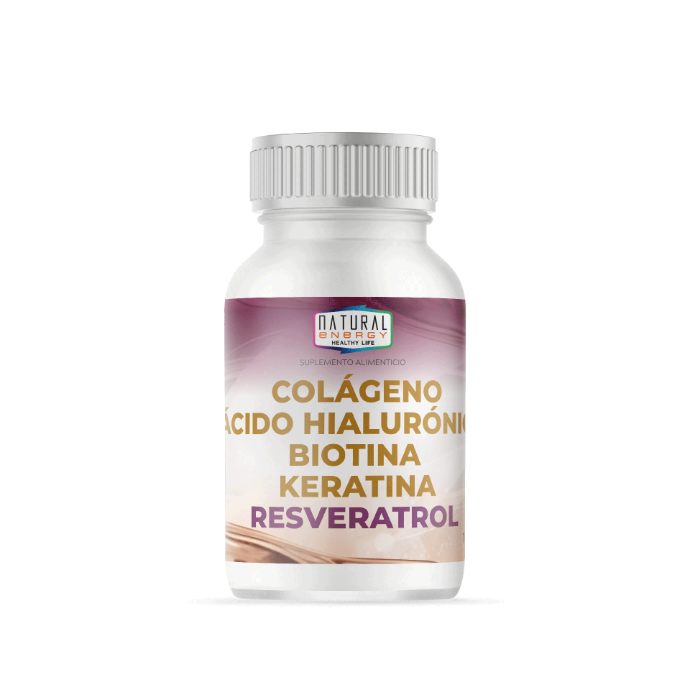 COLAGENO NATURAL E.AC.HIAL.BIOT.KER.RESV.120CAP.
