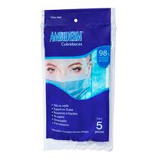 CUBREBOCA AMBIDERM 3PL.5PZA.