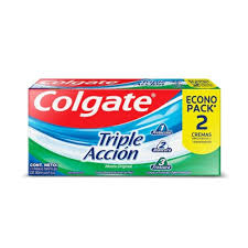 CREMA DENTAL COLGATE TRIPLE 2PZAS.C/80ML.